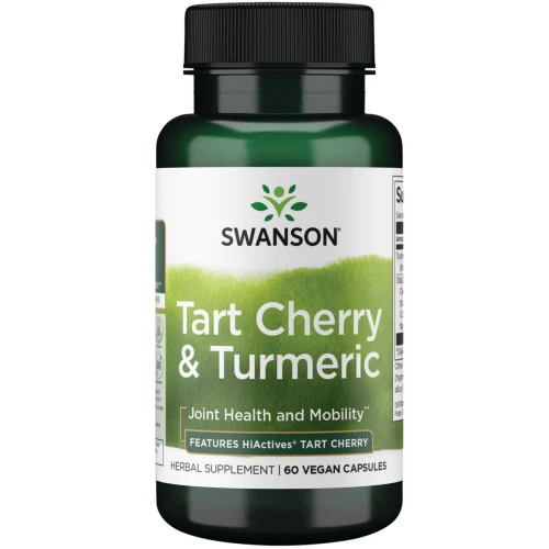  Swanson Tart Cherry & Turmeric 60 vcaps ostryż