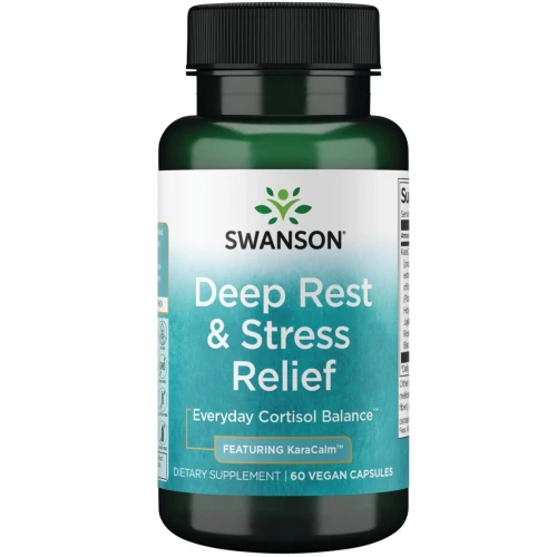  Swanson Deep Rest and Stress Relief 60 vcaps waleriana męczennica rozmaryn