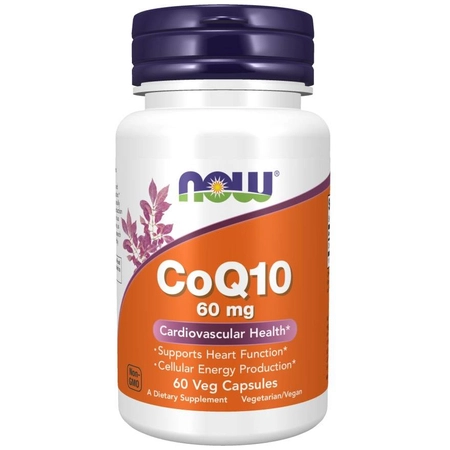-60% Now Foods Koenzym Q10 60 mg 60 kapsułek (1) wyprzedaż - ważność do 31.07.2026