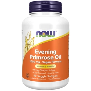 Now Foods Evening Primrose 1000 mg olej z wiesiołka   90 vege softgels