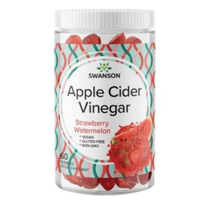 -50%  Swanson Apple Cider Vinegar żelki truskawka arbuz ocet jabłkowy (1) ważność 31.08.2026 wyprzedaz