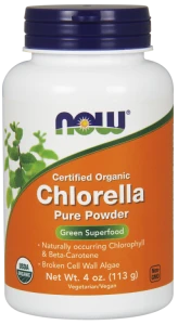 Now Foods Chlorella Powder Organiczna 113g