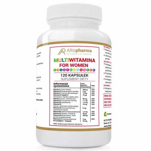 -50% Altopharma Multiwitamina DLA KOBIET 120 kaps (1)  wyprzedaż ważność  31.08.2026