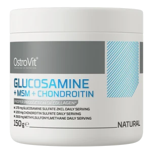 OstroVit Glukozamina + MSM + Chondroityna 150 g naturalny