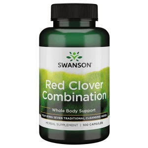 -50%  Swanson Red Clover Combination 100kaps czerwona koniczyna jeżówka mniszek (1) wyprzedaż ważnośc do 31.08.2026