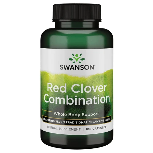 -50%  Swanson Red Clover Combination 100kaps czerwona koniczyna jeżówka mniszek (1) wyprzedaż ważnośc do 31.08.2026