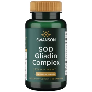  Swanson SOD Gliadin Complex 60kaps katalaza glutation dysmutaza