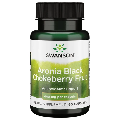  Swanson Aronia Black Chokeberry Fruit 60kaps