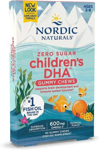 -60% NORDIC NATURALS Childrens DHA Gummies (30 żelek) (1) żelki dla dzieci -wyprzedaż