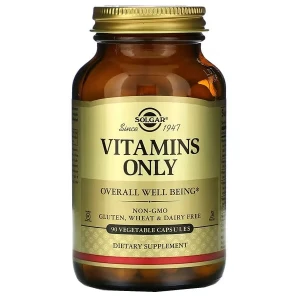 -70% Solgar, Vitamins Only, 90 Vegetable Caps Witaminy (1)  wyprzedaż wazność 31.08.2026