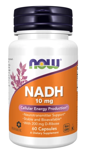 -40% NOW Foods NADH 10 mg Caps (1) ważność 30.09.2026 wyprzedaż
