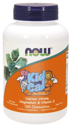 -50% NOW Foods Kid Cal – 100 pastylek do żucia dla dzieci wapń (1) wyprzedaż ważność 30.09.2026