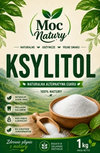 Moc Natury Ksylitol FIński Danisco z Brzozy 1kg 1000g