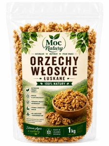 Moc Natury orzechy włoskie łuskane 1kg 1000g Świeże Naturalne polskie