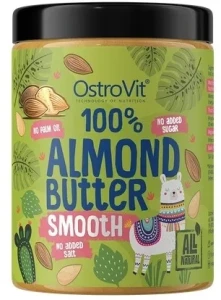 -50% OstroVit 100% Krem Migdałowy 1 kg  chrupiący   almond butter gładki   (1) wyprzedaż wazność 30.09.2026