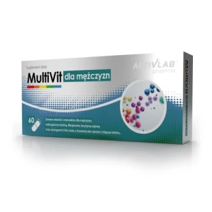 -50% Activlab MultiVit dla mężczyzn Witaminy minerały Yerba żeń szeń Imbir Lecytyna (1)  wyprzedaż ważność  23.09.2026