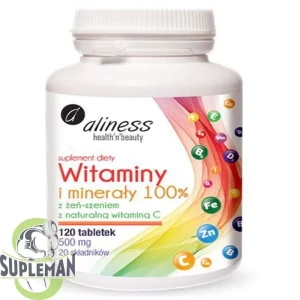 -50% ALINESS Witaminy i Minerały Kompleks 100% (1)   wyprzedaż ważność 30.10.2026