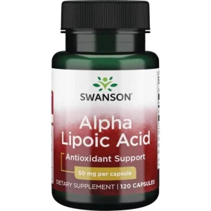 -60% Swanson Ala (Kwas alfa liponowy) 50mg (1) wyprzedaż ważność30.09.2026