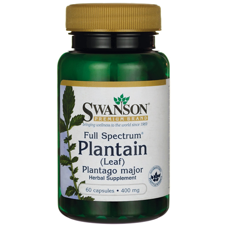 -70% Swanson FS Plantain (Babka zwyczajna) 60 kaps (1) wyprzedaż ważność 30.09.2026
