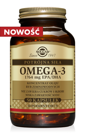 -50% Solgar Omega-3 1764 mg EPA/DHA potrójna siła (1) wyprzedaż ważność 30.10.2026