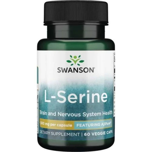 -%% Swanson Ajipure L-seryna 500mg/60kaps  (1) wyprzedaż ważność 30.12.2026
