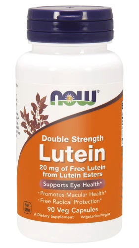 -50%  NOW Foods  Luteina 20 mg – 90 kaps-  na oczy   (1) wyprzedaż ważność 30.10.2026