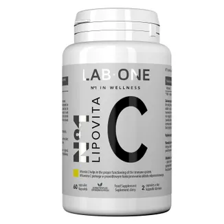 -50% Lab One No 1 Lipovita C -liposomalna-witamina c 1000 mg , leucyna  wyprzedaz waznosc 30.10.2026