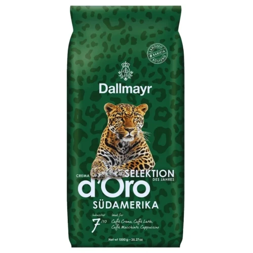DALLMAYR SELEKTION DES JAHRES CREMA D'ORO SUDAMERIKA 1 KG - kawa ziarnista