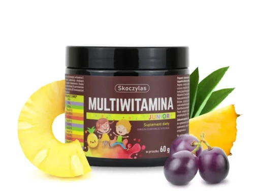 Skoczylas MULTIWITAMINA junior -witaminy w proszku dla dzieci 