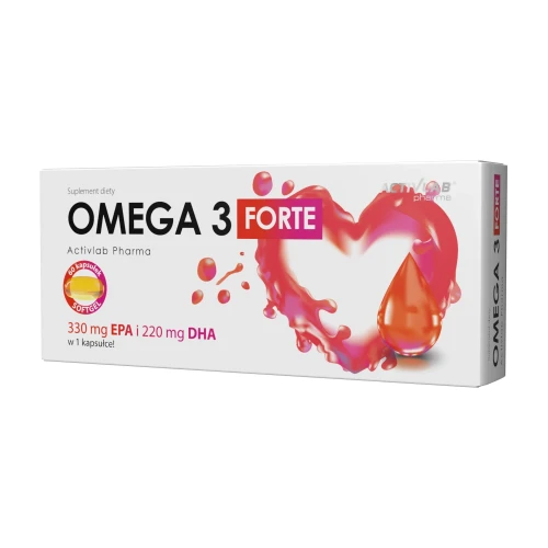 -50% Activlab Omega 3 FORTE z witaminą E EPA DHA (1) wyprzedaż ważność 05.11.2026