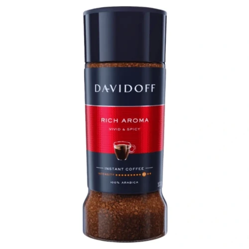 DAVIDOFF RICH AROMA 100 GR - kawa rozpuszczalna w słoiku