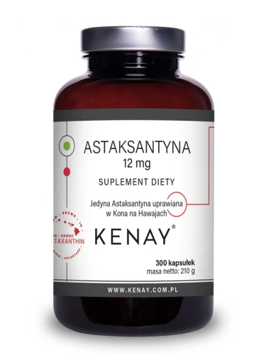 Kenay ASTAKSANTYNA 12 mg  aż 300 kapsułek