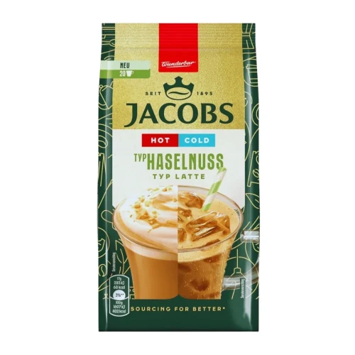 JACOBS HASELNUSS TYP LATTE 340 GR - kawa rozpuszczalna
