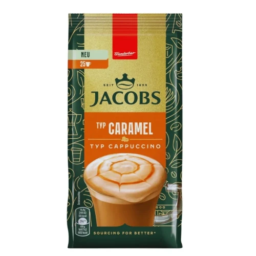 JACOBS CAPPUCCINO CARAMEL 360 GR - kawa rozpuszczalna