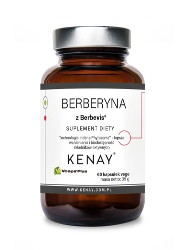 Kenay  Berberyna z Berbevis® (60 kapsułek) - suplement diety
