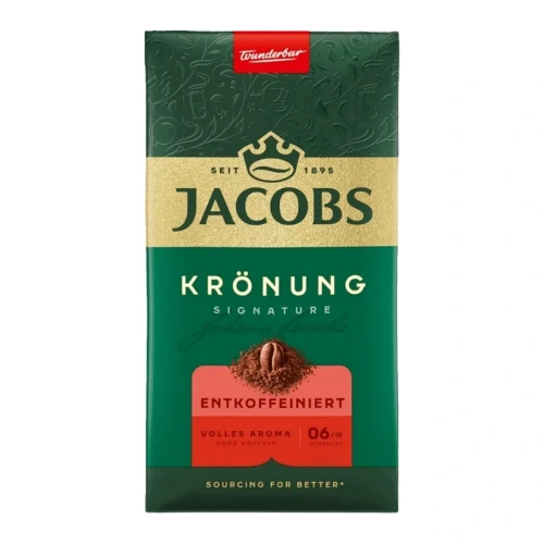 JACOBS KRONUNG ENTKOFFEINIERT 500 GR - kawa mielona bezkofeinowa
