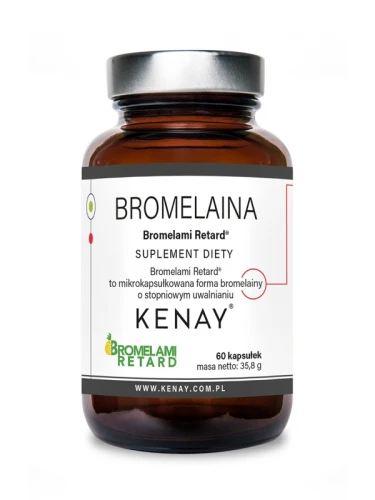 kenay Bromelaina Bromelami Retard® (60 kapsułek) 