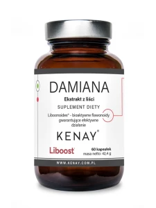 Kenay DAMIANA Ekstrakt z liści (60 kapsułek) libido