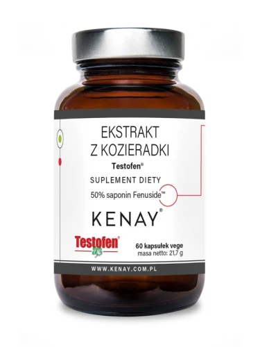 Kenay Ekstrakt z kozieradki Testofen® (60 kapsułek) kozieradka 