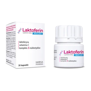 -50% Norsa Pharma Laktoferin Nucleo Nukleotydy Laktoferyna Witamina C (1) ważność 30.11.2026 wyprzedaż