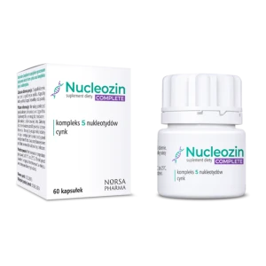 -50% Norsa Pharma Nucleozin Complete Nukleotydy organiczny cynk (1)  ważność 30.11.2026 wyprzedaż