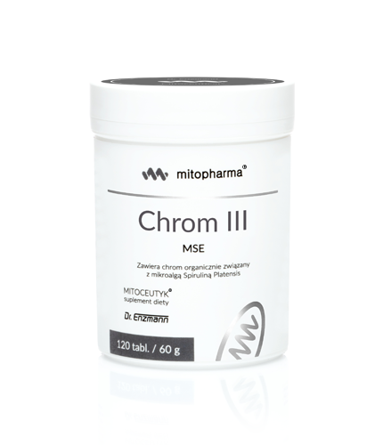 -50% Mito Pharma Dr. Enzmann Chrom III MSE trójwartościowy 120kaps (1)  ważność 30.11.2026 wyprzedaż