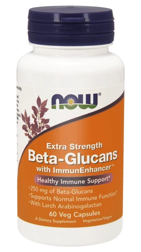 NOW Foods Beta-Glucans with ImmunEnhancer™ - odporność  Glukan (1) wyprzedaż ważność 30.10.2026