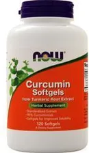 Now Foods Turmeric Curcumin ekstrakt 120 softgels kurkuma 95% 