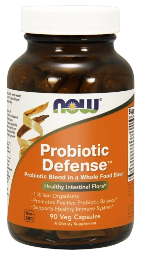 -50% NOW Foods  Probiotic Defense™ – 90 kaps   (1)  wyprzedaż ważność 30.11.2026 