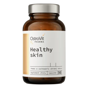 -50% OstroVit Pharma Zdrowa Skóra healthy skin 90 kapsu Kolagen Kwas hialuronowy (1)