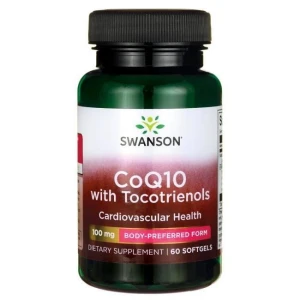-60% Swanson Koenzym Q10 100mg + Tokotrienole 10mg 60kaps (1) wyprzedaż ważność 31.10.2026