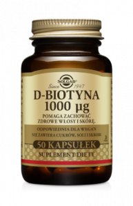 Solgar D-biotyna 1000 μg / 50 kaps