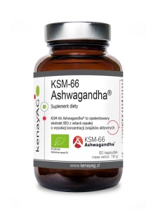 Kenay Ashwagandha KSM-66 BIO (60 kapsułek)