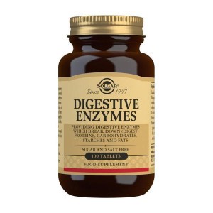 SOLGAR DIGESTIVE ENZYMES 100 TABLETEK